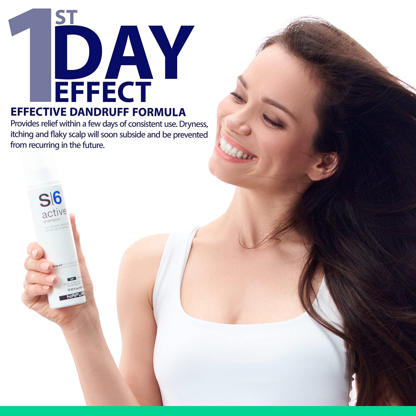 S6 Active Professional Anti Dandruff Shampoo with Tea Tree Oil 1%