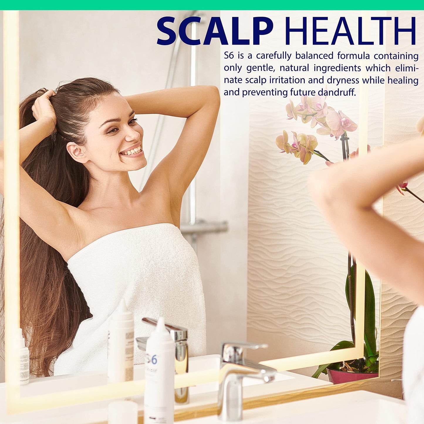 S6 Active Professional Anti Dandruff Shampoo with Tea Tree Oil 1%