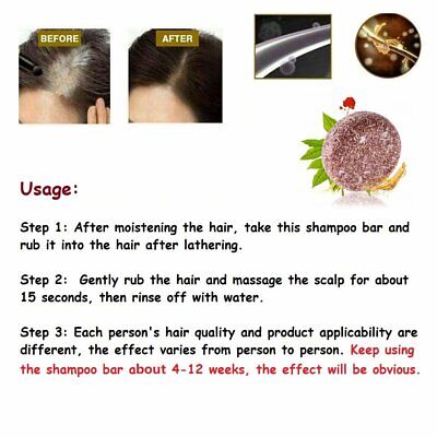 Polygonum multiflorum Shampoo Hair Growth Moisturizing & Dry Damaged