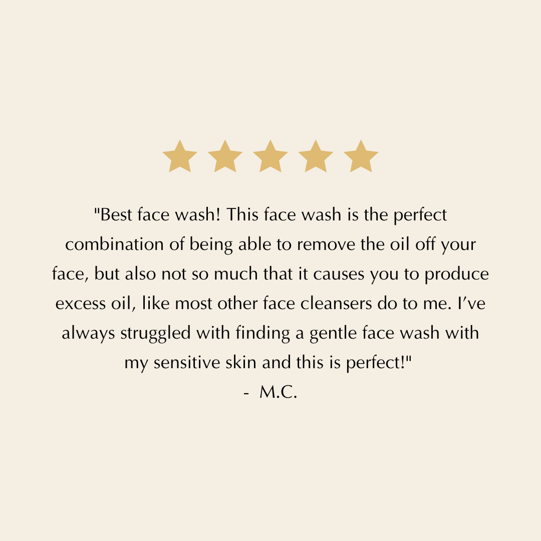 Gentle, Oil-Free Foaming Apple Cleanser for Sensitive & Acne-Prone
