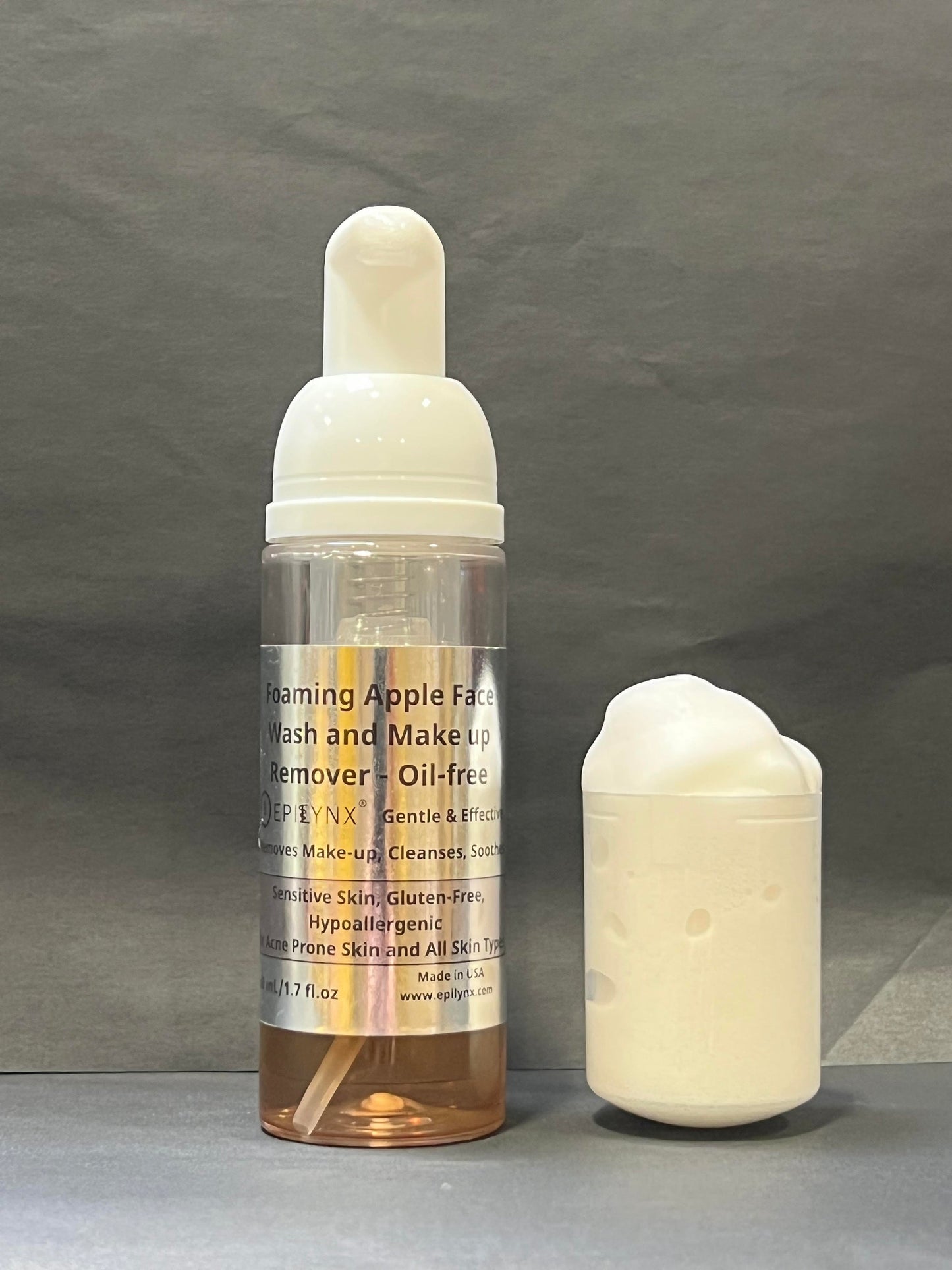 Gentle, Oil-Free Foaming Apple Cleanser for Sensitive & Acne-Prone